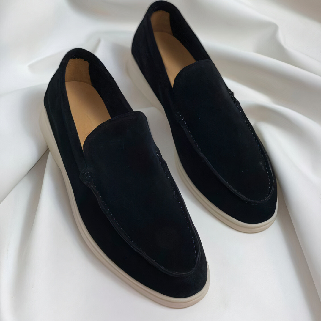 Men's Loafers | Vintage Slip-On Construction With Stitched Seam Detail