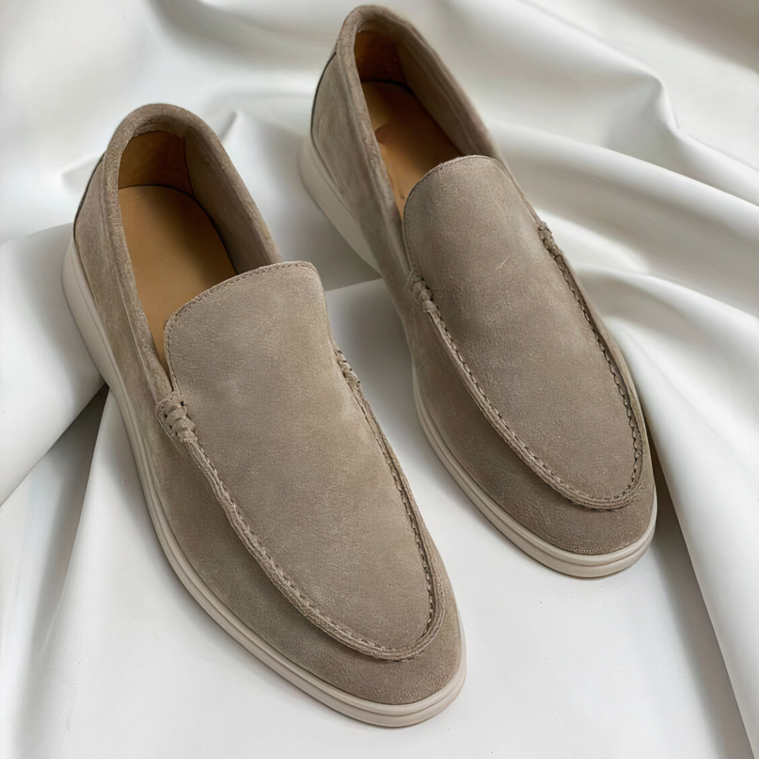 Men's Loafers | Vintage Slip-On Construction With Stitched Seam Detail