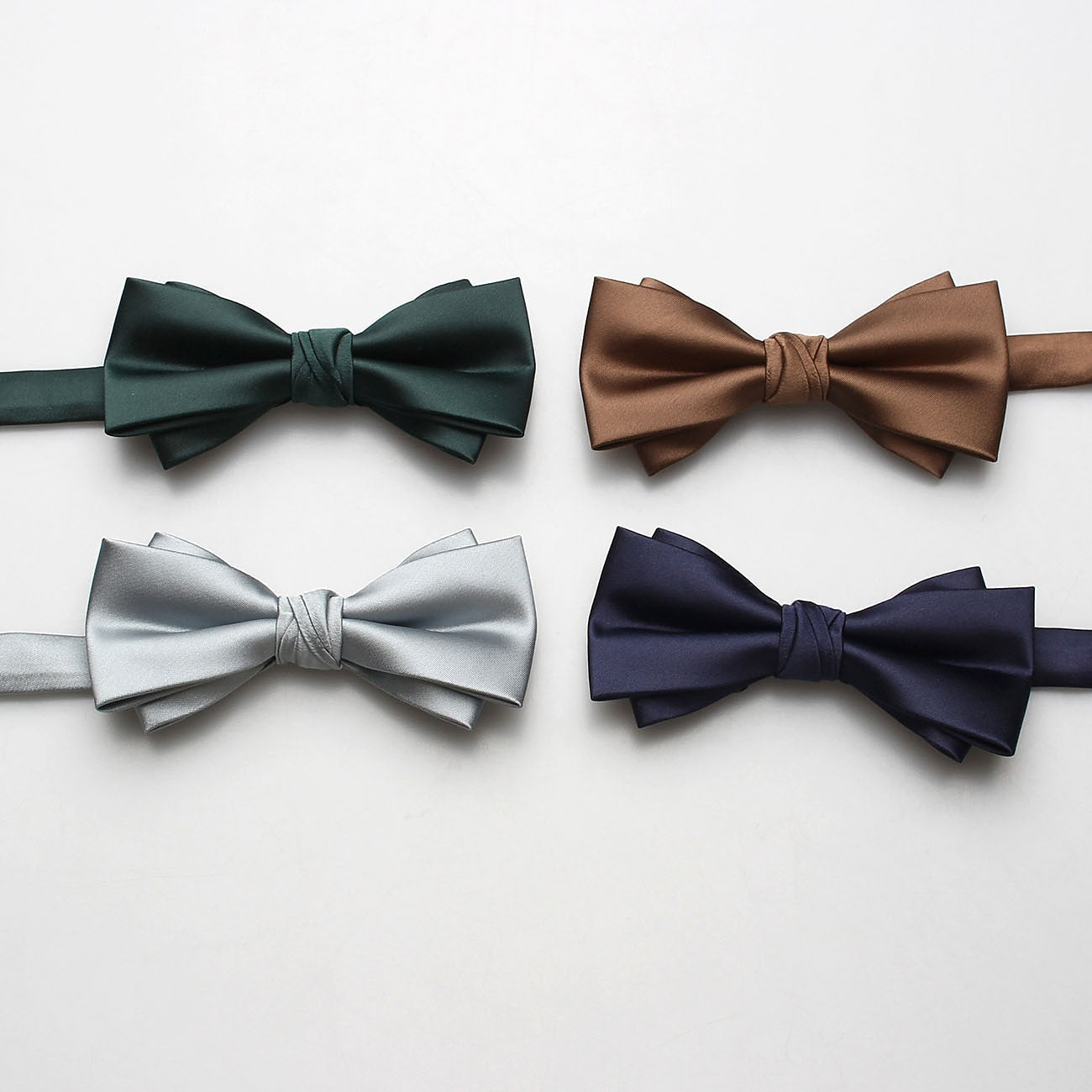 Men's Bow Tie | Double-Layered Structure Adjustable Neck Strap Design