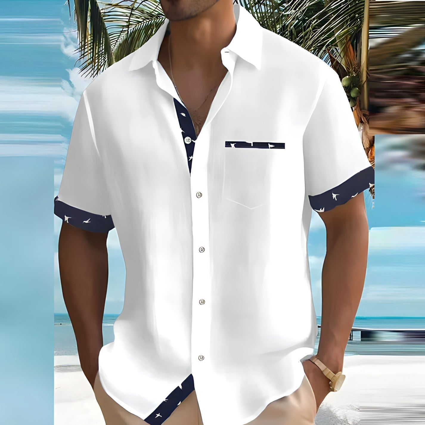 Men’s Classic Summer Shirt | Smart Relaxed Fit