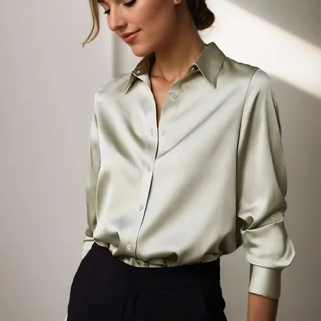 Women’s Blouse | Long Sleeve Relaxed Fit