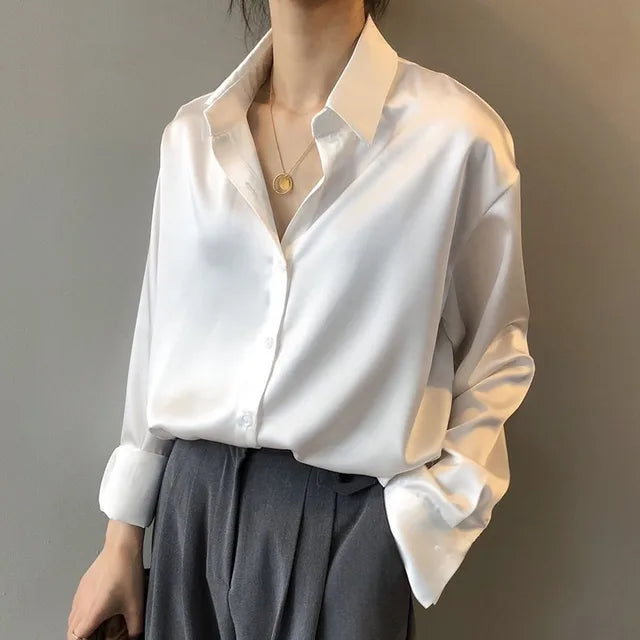 Women’s Blouse | Long Sleeve Relaxed Fit