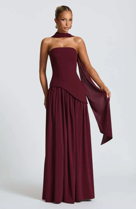 Women's Ball Gown | Elegant Flowing Maxi Dress