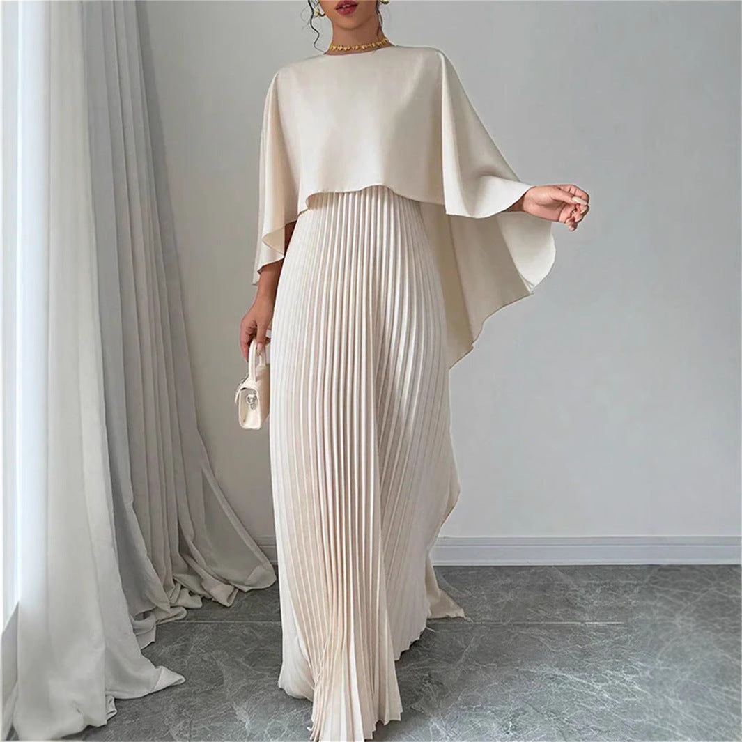 Women Dress | High Neck Loose Fit Maxi Length