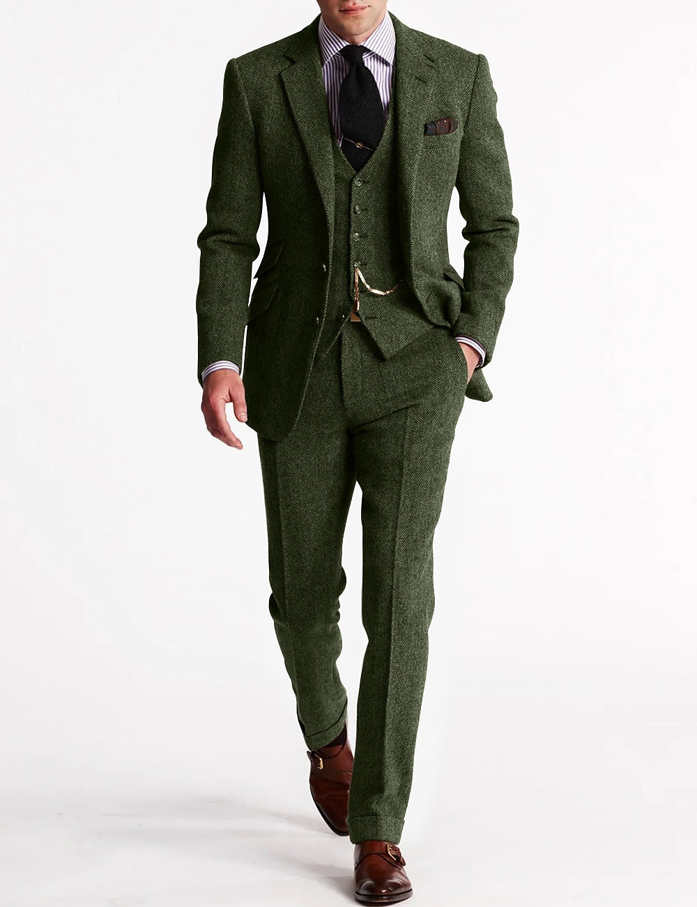 Men Suit Set | 3-Piece Tailored Fit