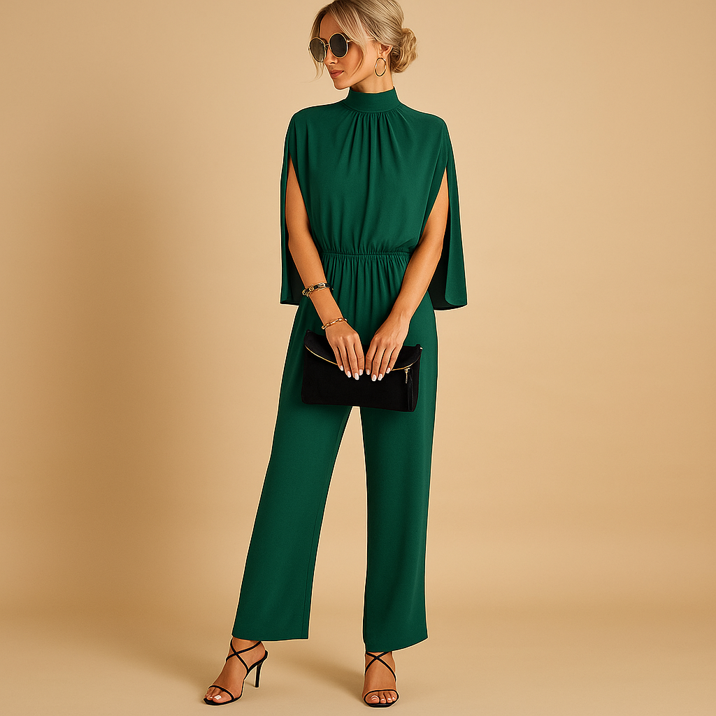 Women Lightweight Summer Jumpsuit | Adjustable Straps Design Detail