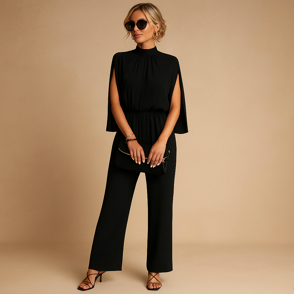 Women Lightweight Summer Jumpsuit | Adjustable Straps Design Detail