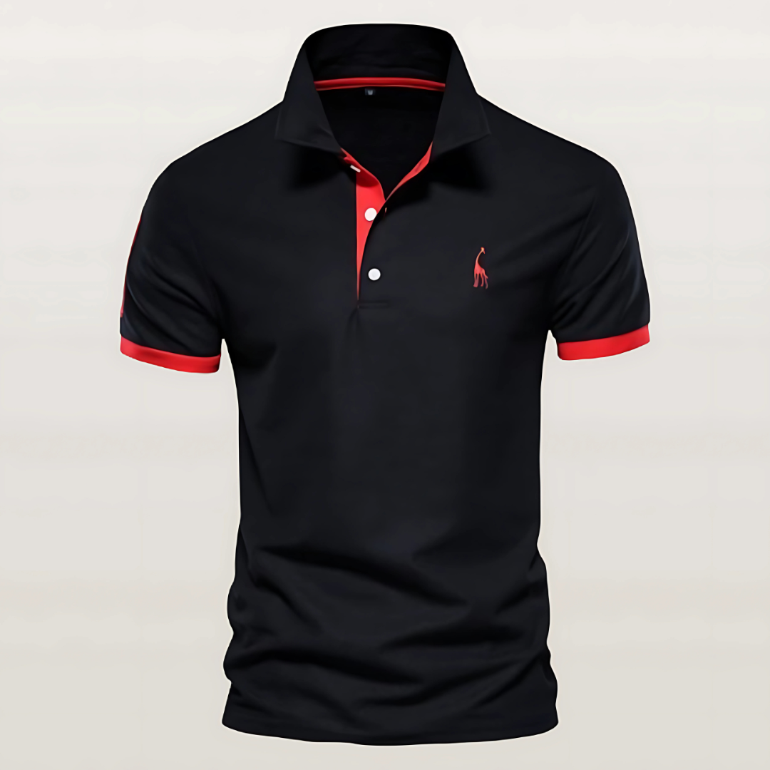 Men Casual Polo Shirt | Collared Button Placket Front Construction