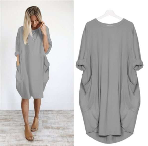 Women Summer Dress | Relaxed Fit Round Neck Midi Length Silhouette