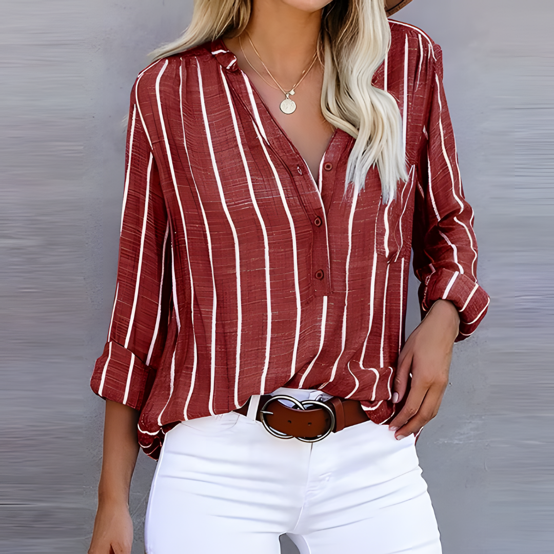 Women’s Blouse | Trendy Striped Fit