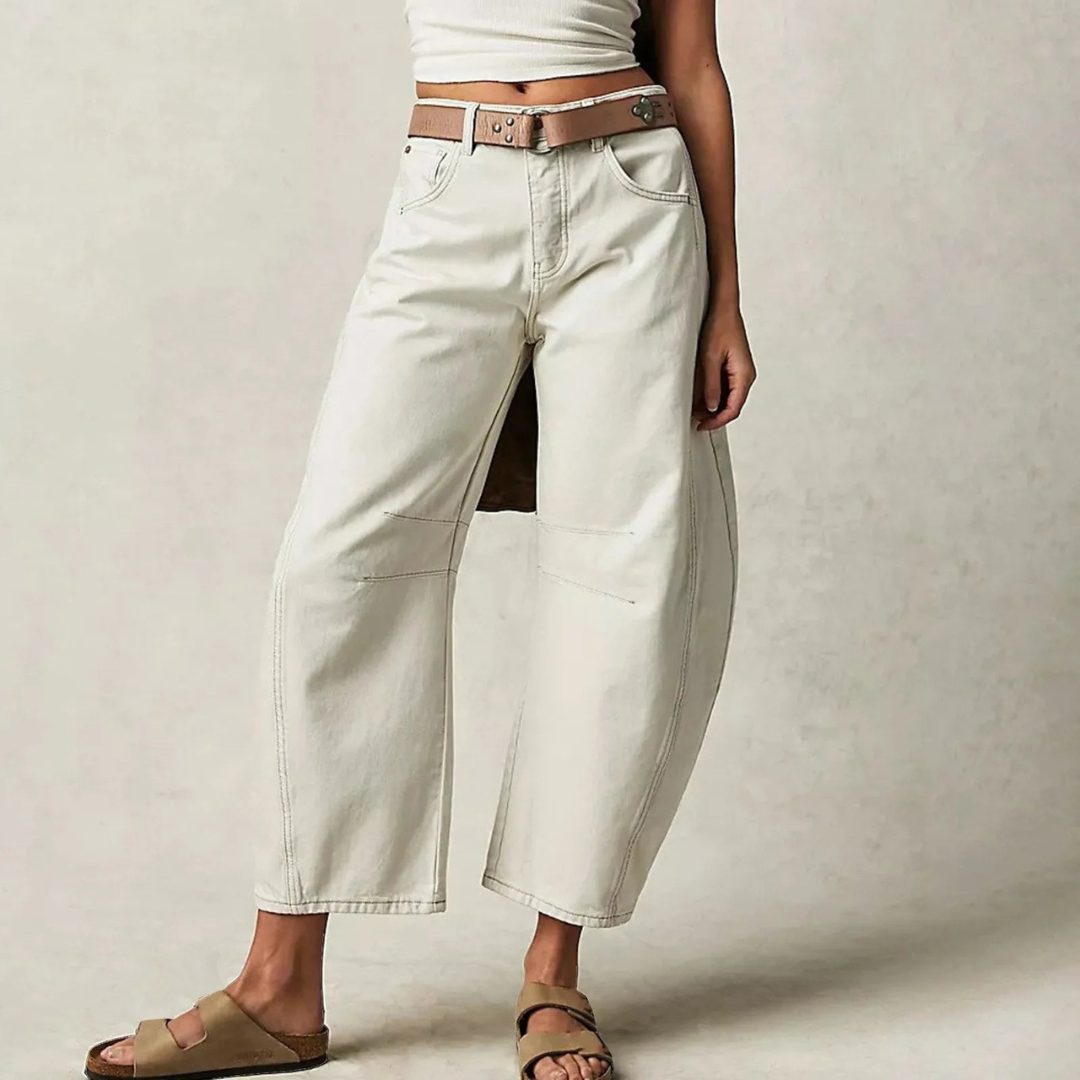 Women Wide Leg Jeans | Relaxed Fit High Rise Wide Leg Cut Design