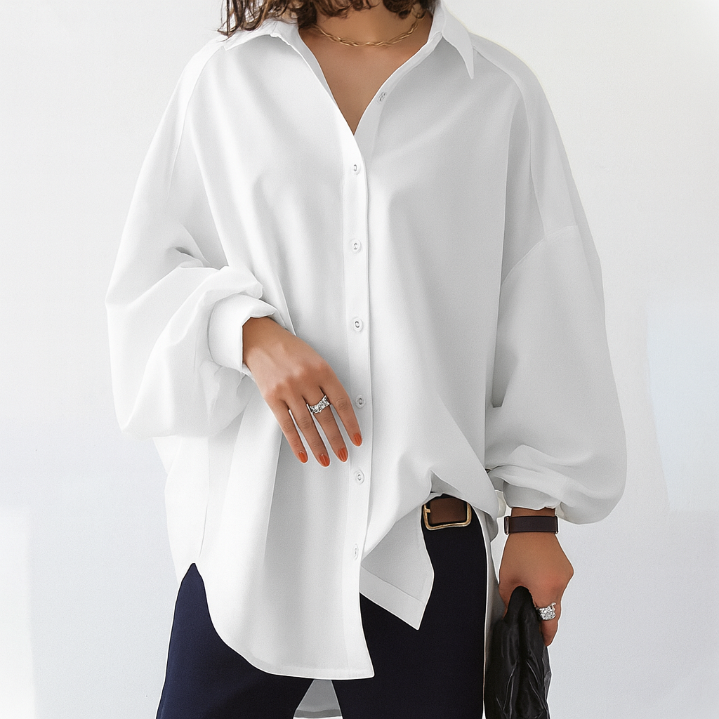 Women Blouse | Oversized Fit Casual Wear Loose Silhouette