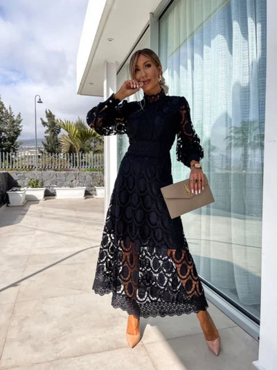 Lace Midi Dress for Women – Timeless Elegant Occasion Dress