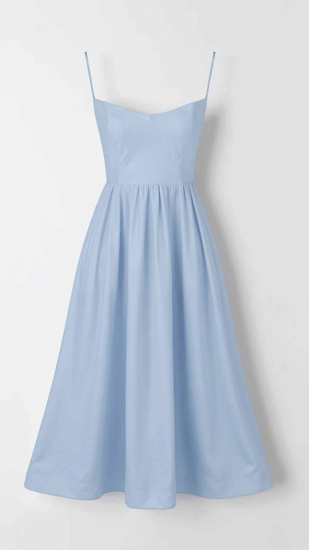 Pleated Midi Dress for Women – Flowing Elegant Formal Style