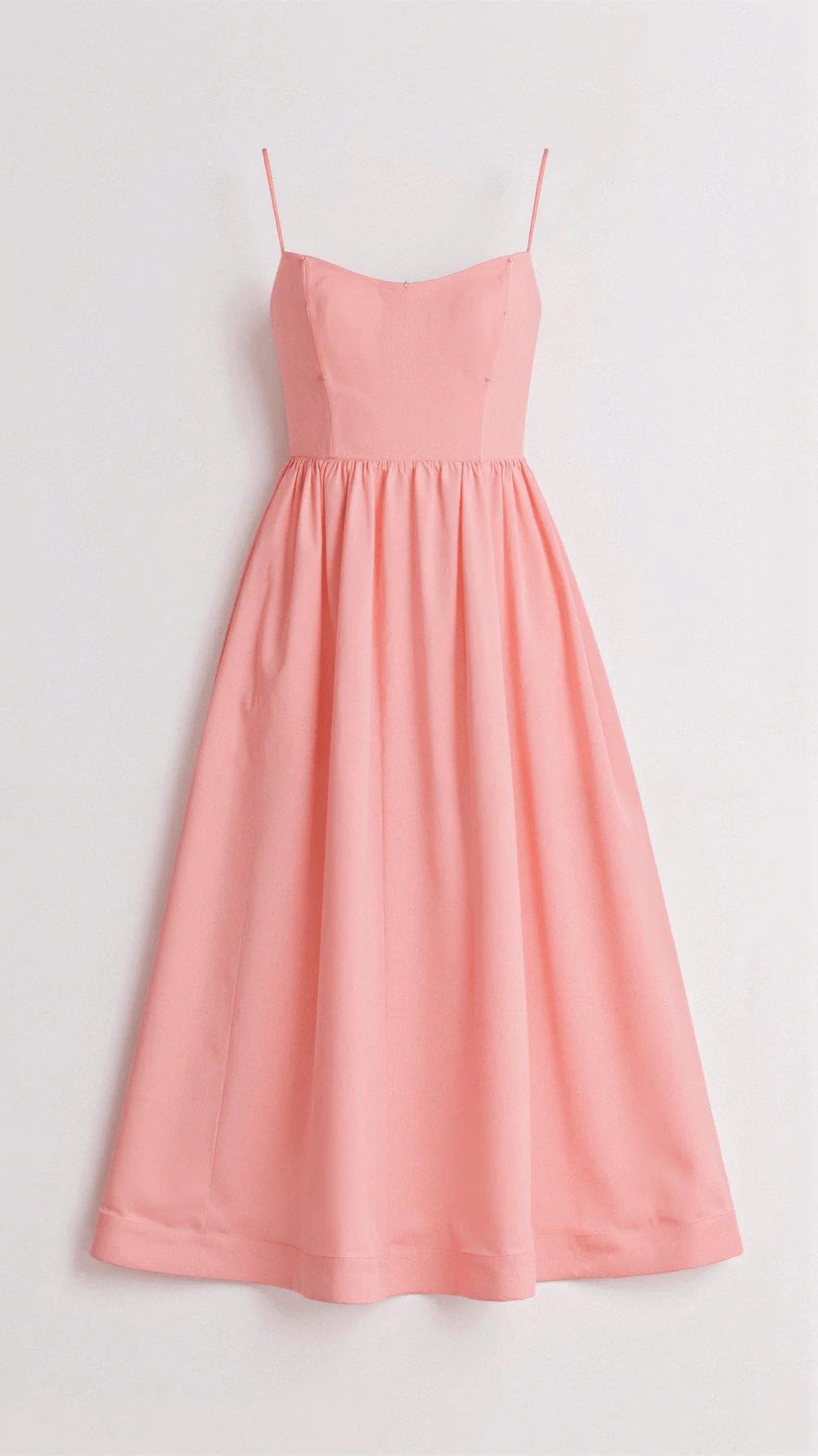 Pleated Midi Dress for Women – Flowing Elegant Formal Style