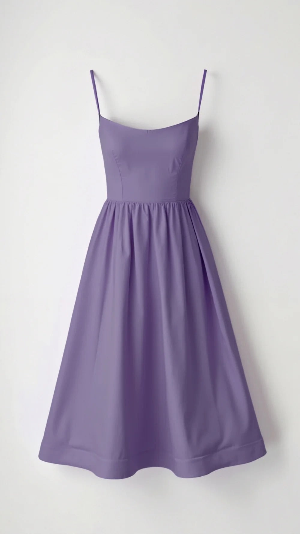 Pleated Midi Dress for Women – Flowing Elegant Formal Style