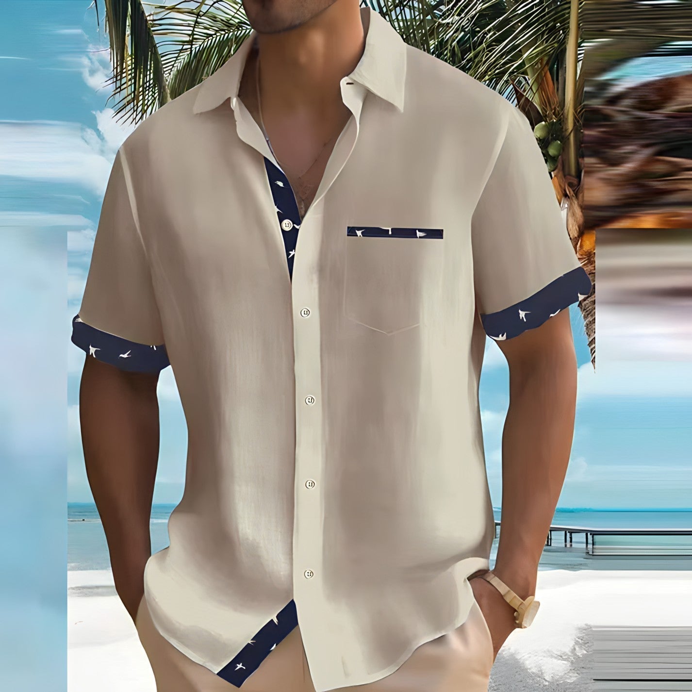 Men’s Classic Summer Shirt | Smart Relaxed Fit