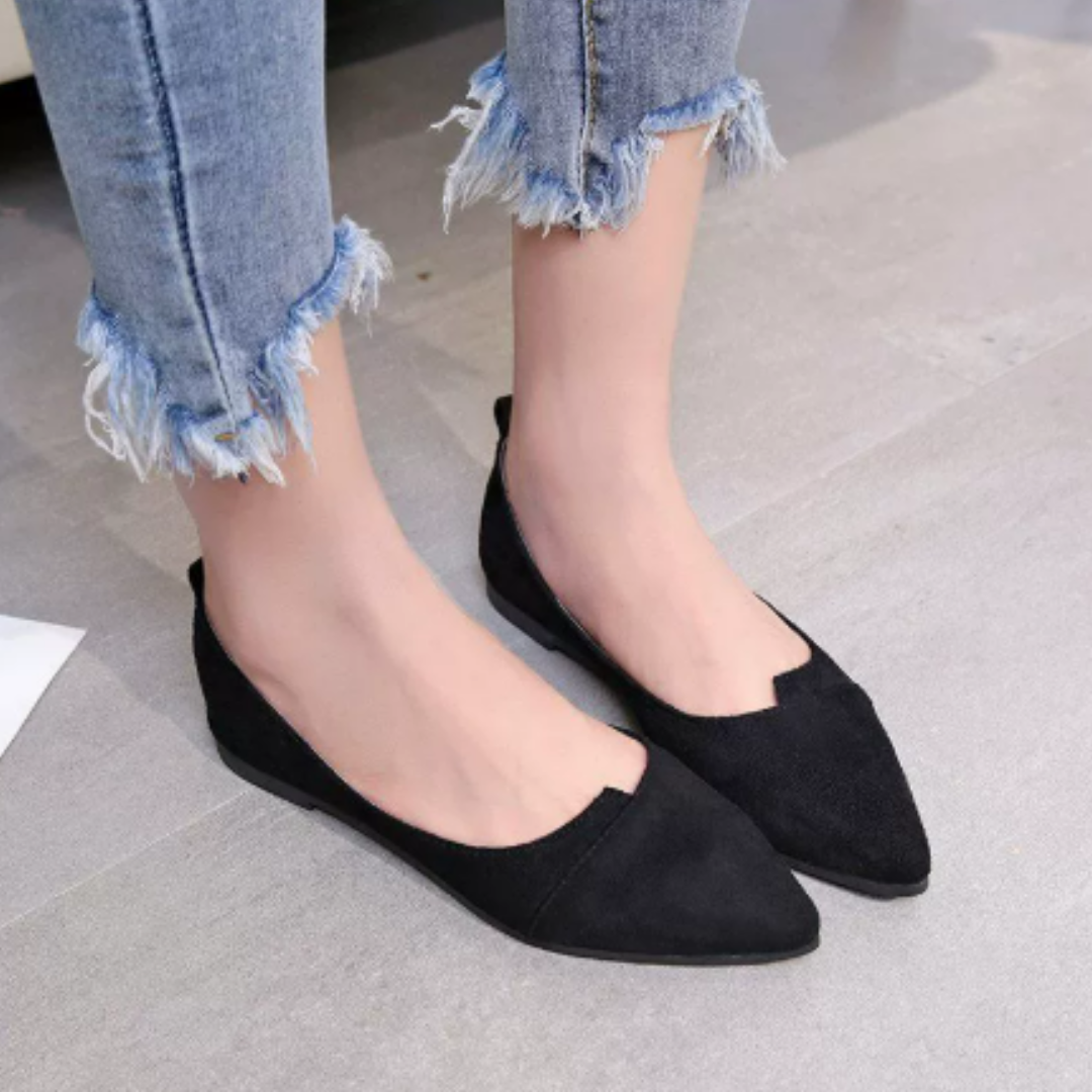 Women Ballet Flats Shoes | Simple Low-cut Lightweight Slip-on Design