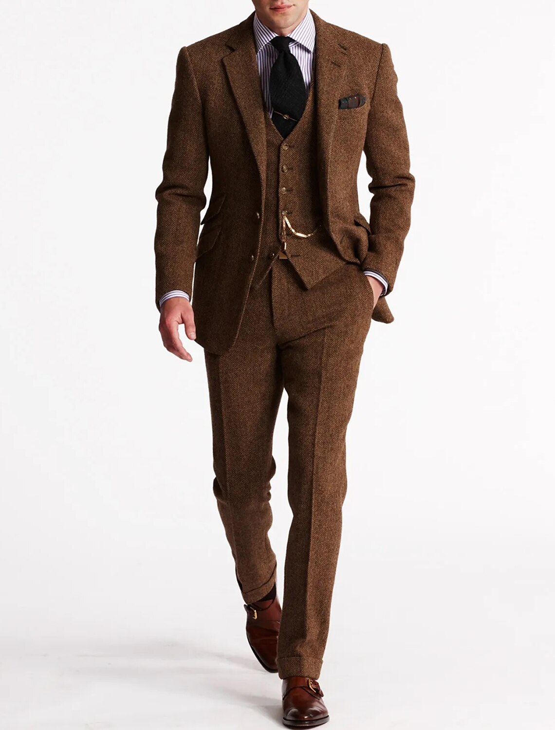 Men Suit Set | 3-Piece Tailored Fit